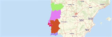 map  portugal regions