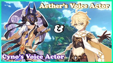 Aethers Voice Actor Pulls For Cyno With Cynos Voice Actor Youtube