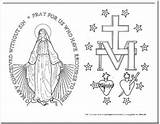 Coloring Pages Immaculate Mercy Divine Conception Mary Kids St Medal Miraculous Virgin Blessed Related Posts Heart Familyholiday sketch template