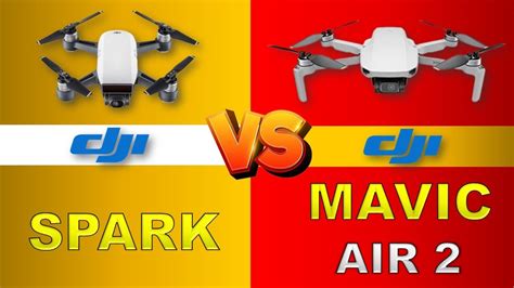 dji spark  dji mavic air  drones comparison str youtube