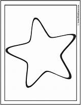 Star Coloring Pages Preschool Stars Color Printable Simple Pdf Colorwithfuzzy sketch template