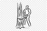 Cutting Tree Trees Down Clipart Man sketch template