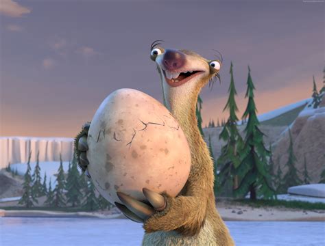 resolution ice age sid holding egg hd wallpaper wallpaper