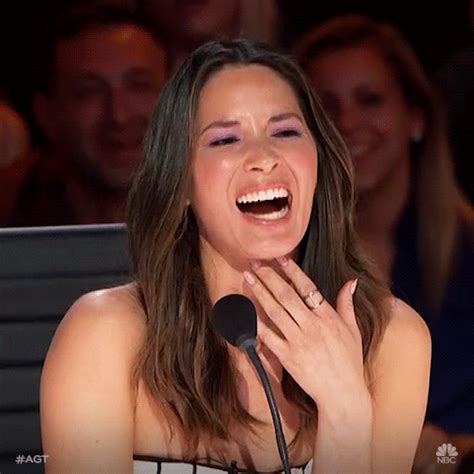 olivia munn lol by america s got talent find and share on giphy