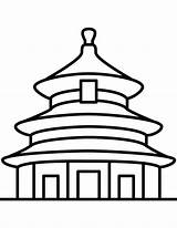 Bandera Beijing Templo Salt Pechino Geroglifici Chino Pekin Designlooter Getdrawings sketch template