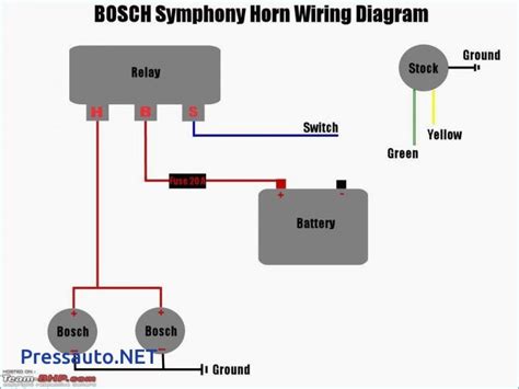 diagram bosch horn relay wiring diagram mydiagramonline
