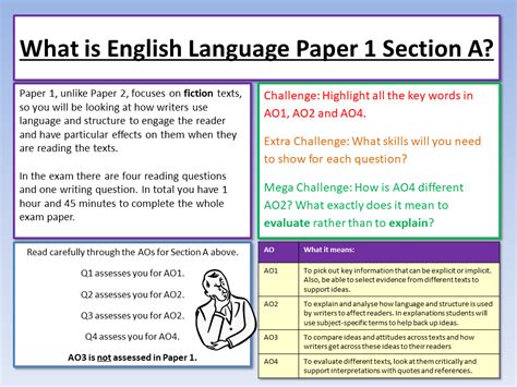 eduqas paper  reading exam revision pack gcse english language www