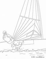 Coloring Sailing Pages 75kb Choose Board Race sketch template