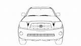 Tacoma Front Drawings Outlines Outline Tacomas Myself Traced Them Tacomaworld Dec 2010 sketch template