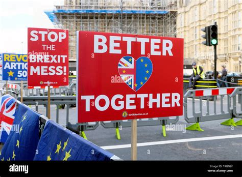 brexit poster  res stock photography  images alamy