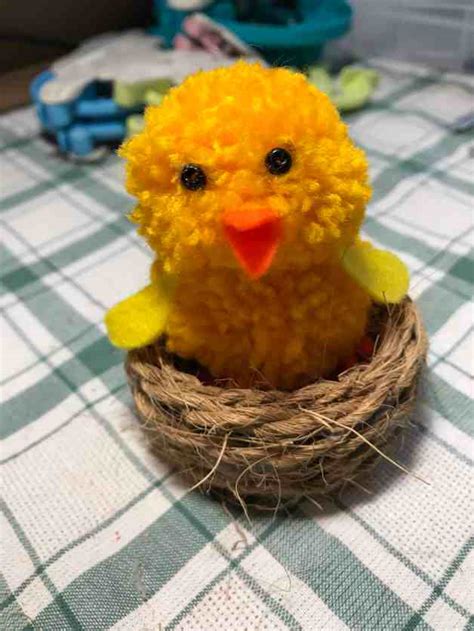 Easy Easter Craft Make A Cute Easter Chick In Less Than 30 Minutes