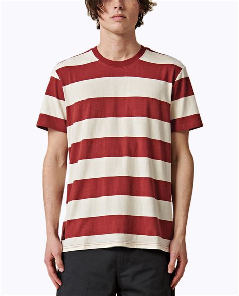 globe dion agius striped tee ozmosis t shirts and polos