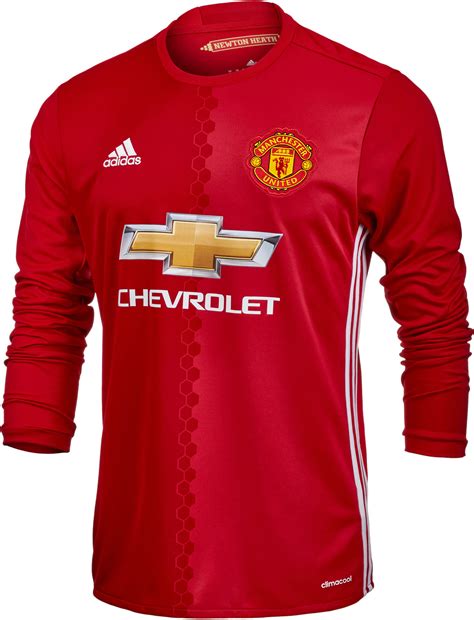 adidas manchester united ls jersey manchester united home jerseys
