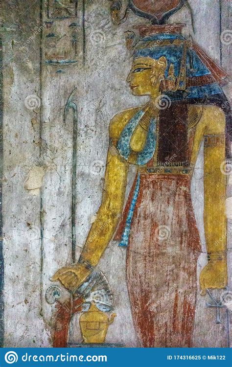 Ancient Egypt Image Of Queen Cleopatra Stock Image Image