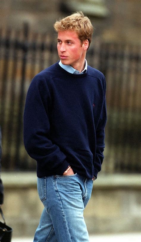 king on campus pictures of prince william over the years popsugar