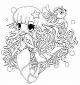 Coloring Pages Chibi Printable Online Print sketch template