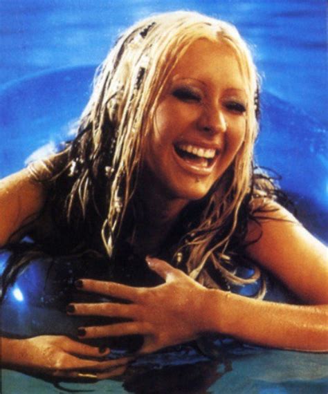 Christina Aguilera Naked Fox Maxim Magazine 2003