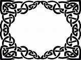 Celtic Border Knot Vector Clipart Frame Rectangle Borders Transparent Frames Knots Designs Svg Clip Patterns Ornament Element Pluspng Line Circle sketch template