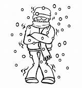 Freezing Shiver Freddo Netart Spoglia Shivering Logica Giochi Indovinelli sketch template