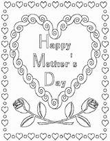 Coloring Mother Mom Happy Card Printable Mothers Cards Pages Activities Fun Coupons Ingles La Print Something Greeting Affilate Drug Programs sketch template