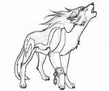 Wolf Howling Coloring Pages Getcolorings sketch template
