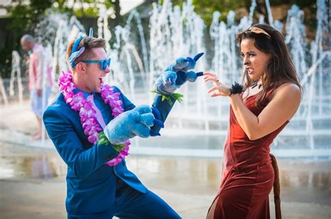 Disney Themed Wedding With Guests In Costumes Popsugar Love And Sex