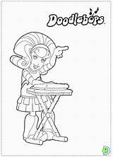 Doodlebops Coloring Pages Popular sketch template