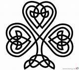 Celtic Shamrock Knot Clipart Pattern Irish Printable Clip Coloring Pags Pinclipart Vector Knotwork Cliparts Designs Clker Alphabet Clipartbest Royalty Pages sketch template