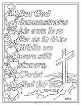 Romans Coloring Pages Kids Bible Crafts Scripture Sunday School Verse God Template His People Choose Board Color sketch template