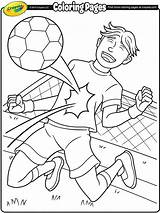 Coloring Soccer Pages Girl Messi Kids Crayola Player Goalie Barcelona Printable Football Goalkeeper Print Sports Playing Girls Sheets Color Players sketch template