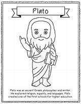 Plato Coloring Philosophy Biography Poster Mini Craft Pages Greek Teacherspayteachers Based Choose Board sketch template