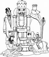Nutcracker Coloring Pages Barbie Getcolorings Color sketch template