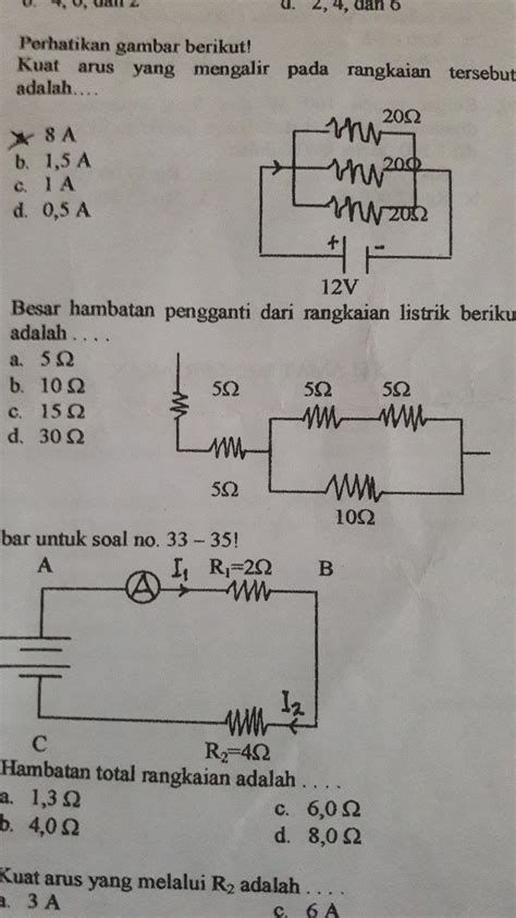 Rangkaian Hambatan Listrik