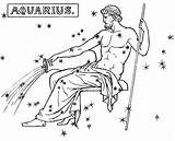 Aquarius Verseau Zodiac Zodiaco Coloriage Zodiak Bintang Lambang Rasi Poemas Signos Sirlei Kece Omeletozeu Dibalik Kisah Horoscope Yunani Pemuda Menuang sketch template