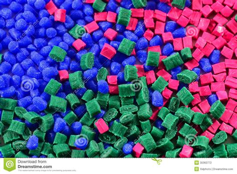dyed polymer resin stock photography image