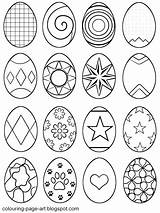 Easter Egg Coloring Eggs Printable Drawing Colouring Pages Designs Drawings Kids Multiple Sheet Patterns Symbol Line Colour Hatching Abstract Carton sketch template