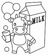 Coloritura Getcolorings Milkshake Mucca sketch template