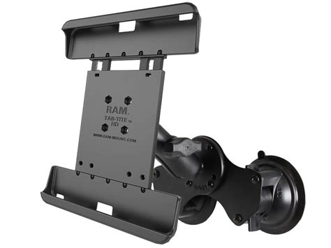 ram ipad mini   lifeproof case dual suction mount