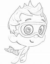 Bubble Guppies Coloring Nonny Pages Sketch Sun sketch template