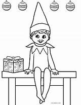 Elf Coloring Shelf Pages Printable Christmas Sheets Drawing Kids Cool2bkids Color Elves Print Template Girl Cute Sheet Printables Drawings Boy sketch template