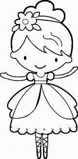 Ballerina Coloring Pages Ballet Printable Dancing Kids Girl Dancer Kitty Hello Sheets Drawing Clipart Cute Christmas Colouring Color Shoes Girls sketch template
