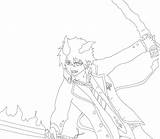 Exorcist Coloring Pages Rin Okumura Lineart Ao Blue Getdrawings sketch template