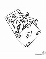 Poker Coloring Carte Da Gioco Disegno Colorare Disegni Cards Di Pages Tattoo Playing Bambini Per Tatoo Stampare Drawings Chips 3kb sketch template