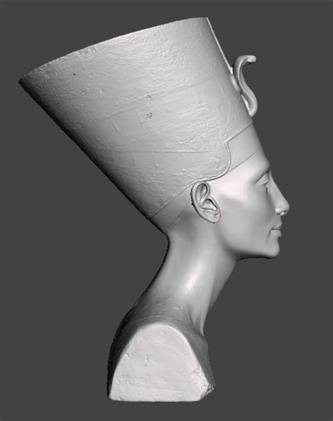 3d printed egyptian queen nefertiti bust replica 15 cm high etsy