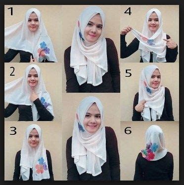 tutorial kerudung segi empat menutup dada kursus hijab tutorial