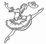 Coloring Ballerina Pages Dance Girl Dancer Color Drawing Beautiful Ballet Kids Jazz Getdrawings sketch template