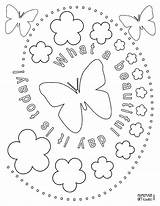 Coloring Pages Butterfly Spring Flowers Dye Flower Butterflies Sunflower Tie First Printable Popular Coloringhome Library Clipart Beautiful sketch template