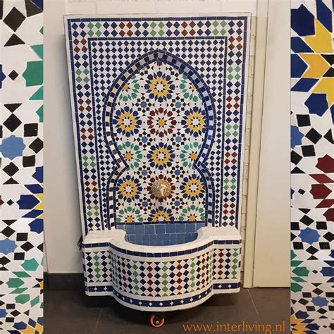 marokkaanse wasbakken ronde keramiek opbouw waskommen mozaiektegels wasbakken lampenkappen