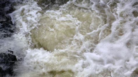 foamy water   waterfall stock video footage  sbv