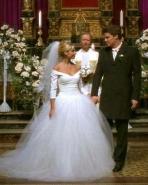 iconic tv wedding dresses that stole the show tv weddings buffy